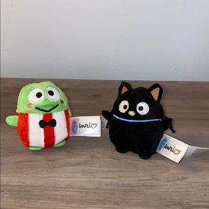 Chococat & keroppi bean bags